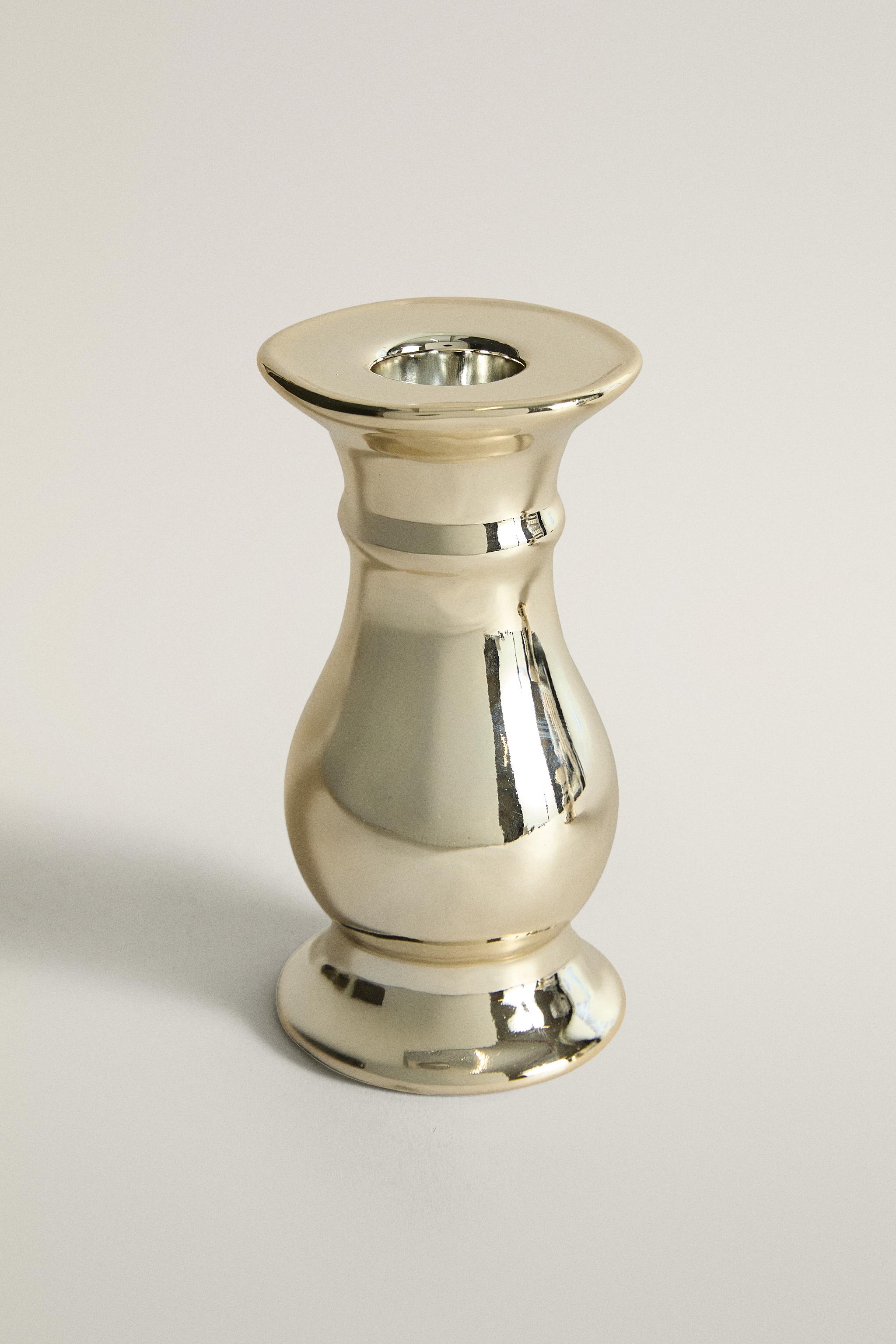 CHRISTMAS PORCELAIN CANDLE HOLDER