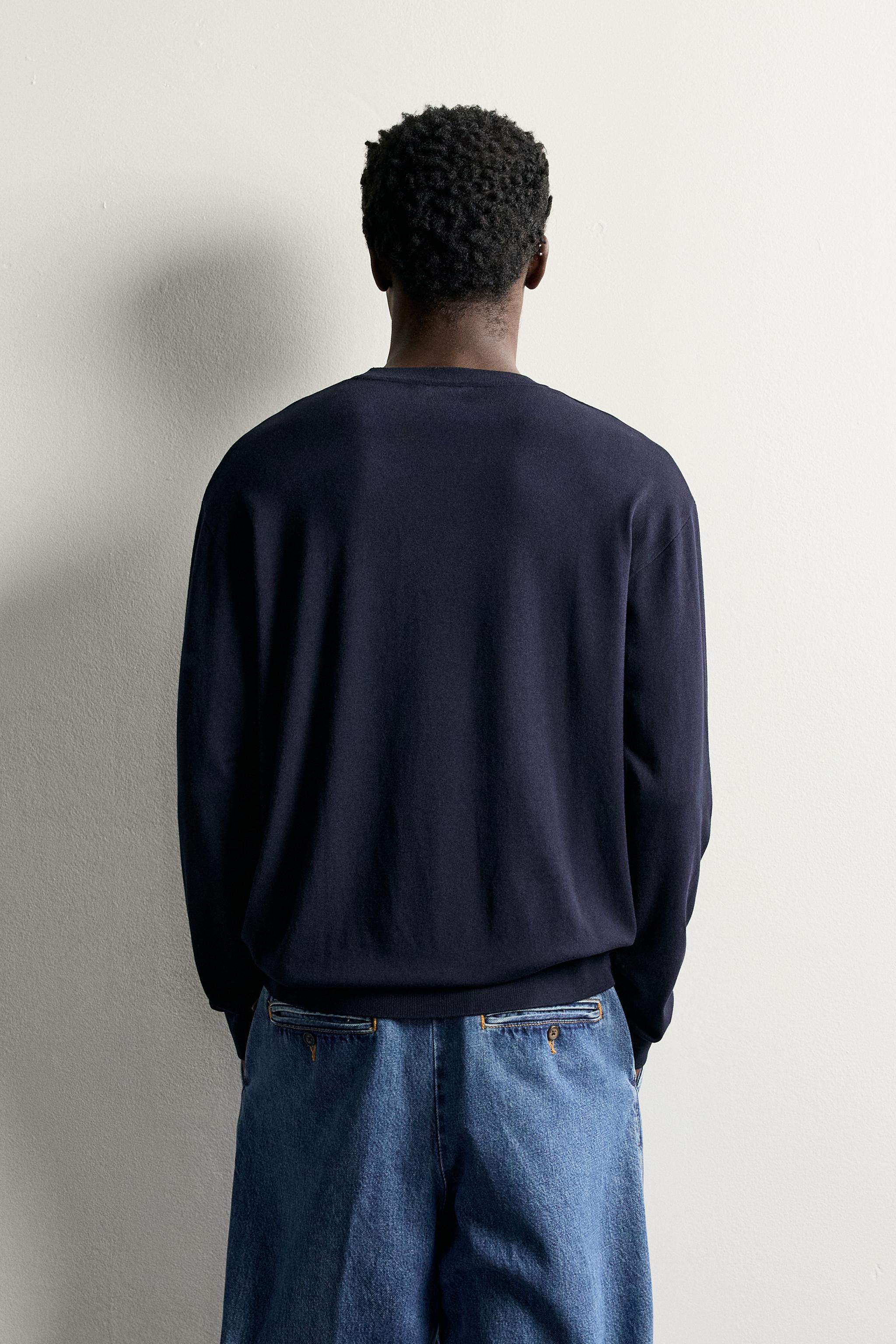 BASIC REGULAR FIT SWEATER - thumbnail 9