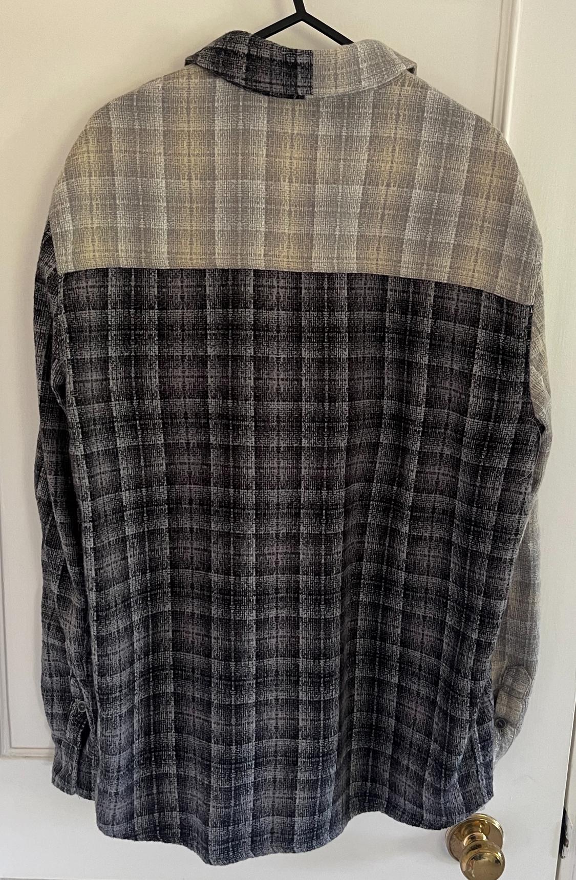 CONTRAST CHECK OVERSHIRT - Image 2