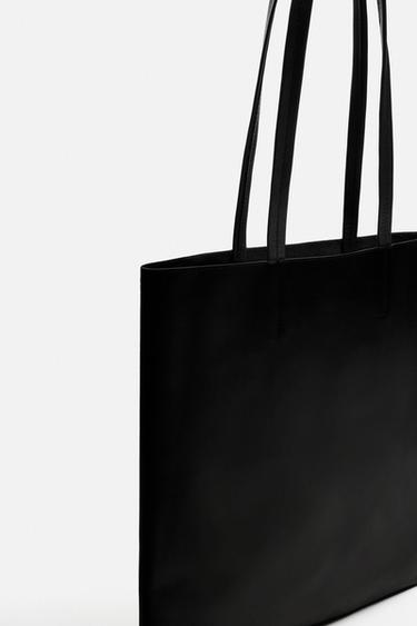 LARRUZKO ETA ARKUME-LARRUZKO SHOPPER POLTSA - Beltza, Zara-rena