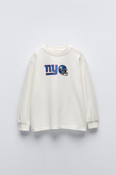 ФУТБОЛКА С ПРИНТОМ NEW YORK GIANTS ©NFL — ЖЕЛТОВАТО-БЕЛЫЙ от Zara — изображение 0