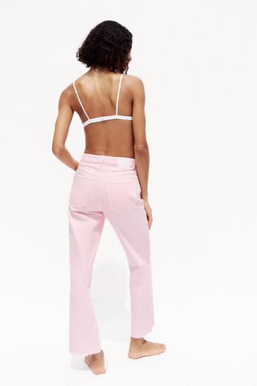 JEAN Z1975 DROIT À TAILLE HAUTE - Rose de Zara - Image 5