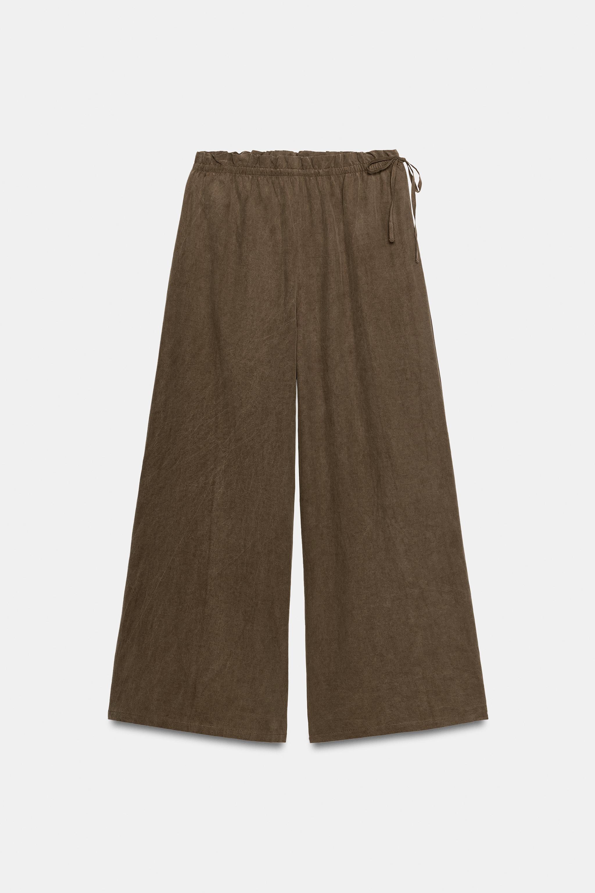 PANTALON PALAZZO NŒUD