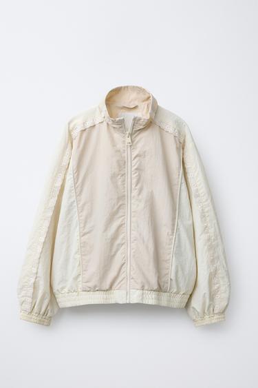 CAZADORA ULTRALIGERA PUNTILLA - Beige claro de Zara