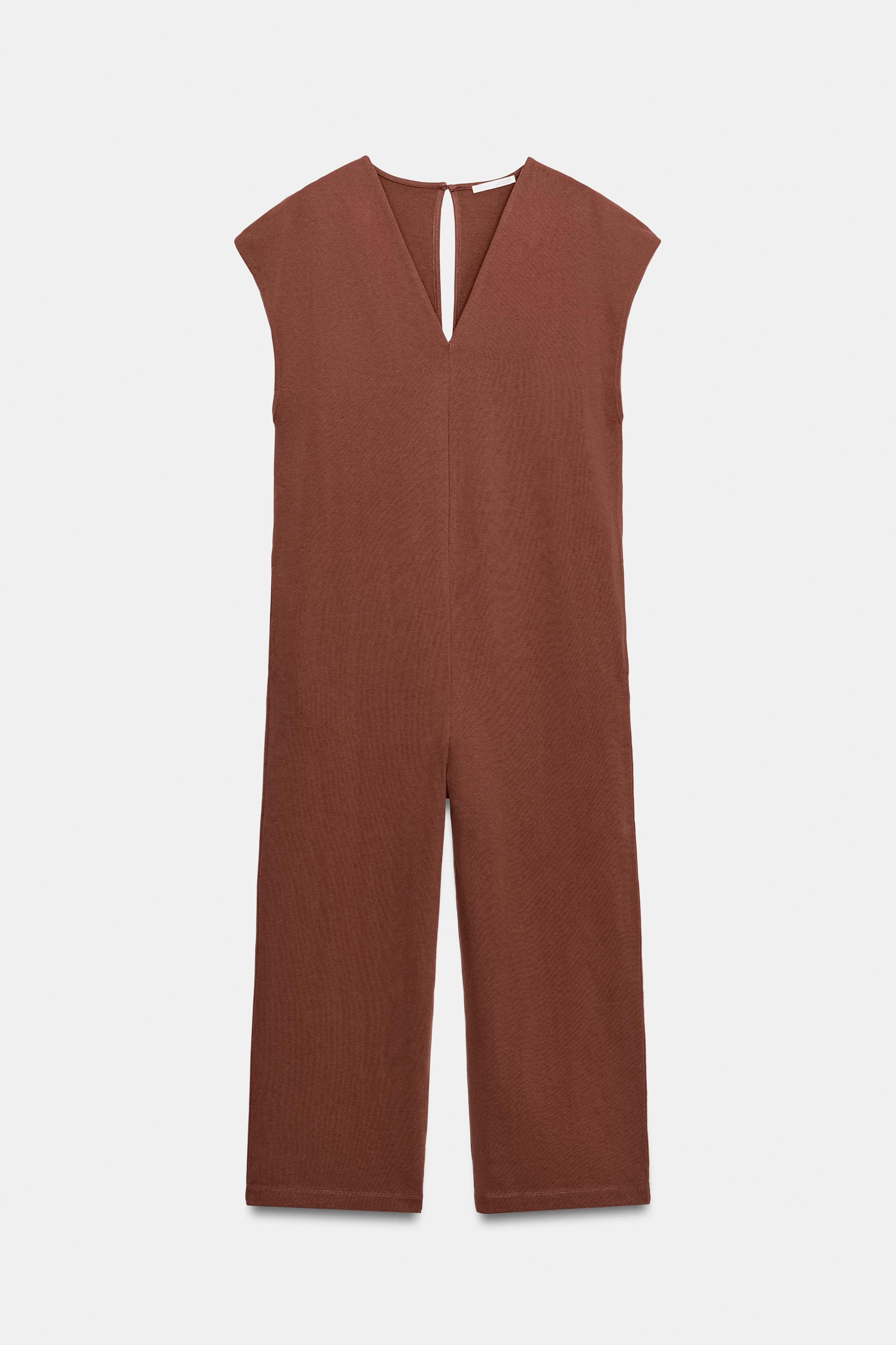 HEAVY COTTON LONG JUMPSUIT