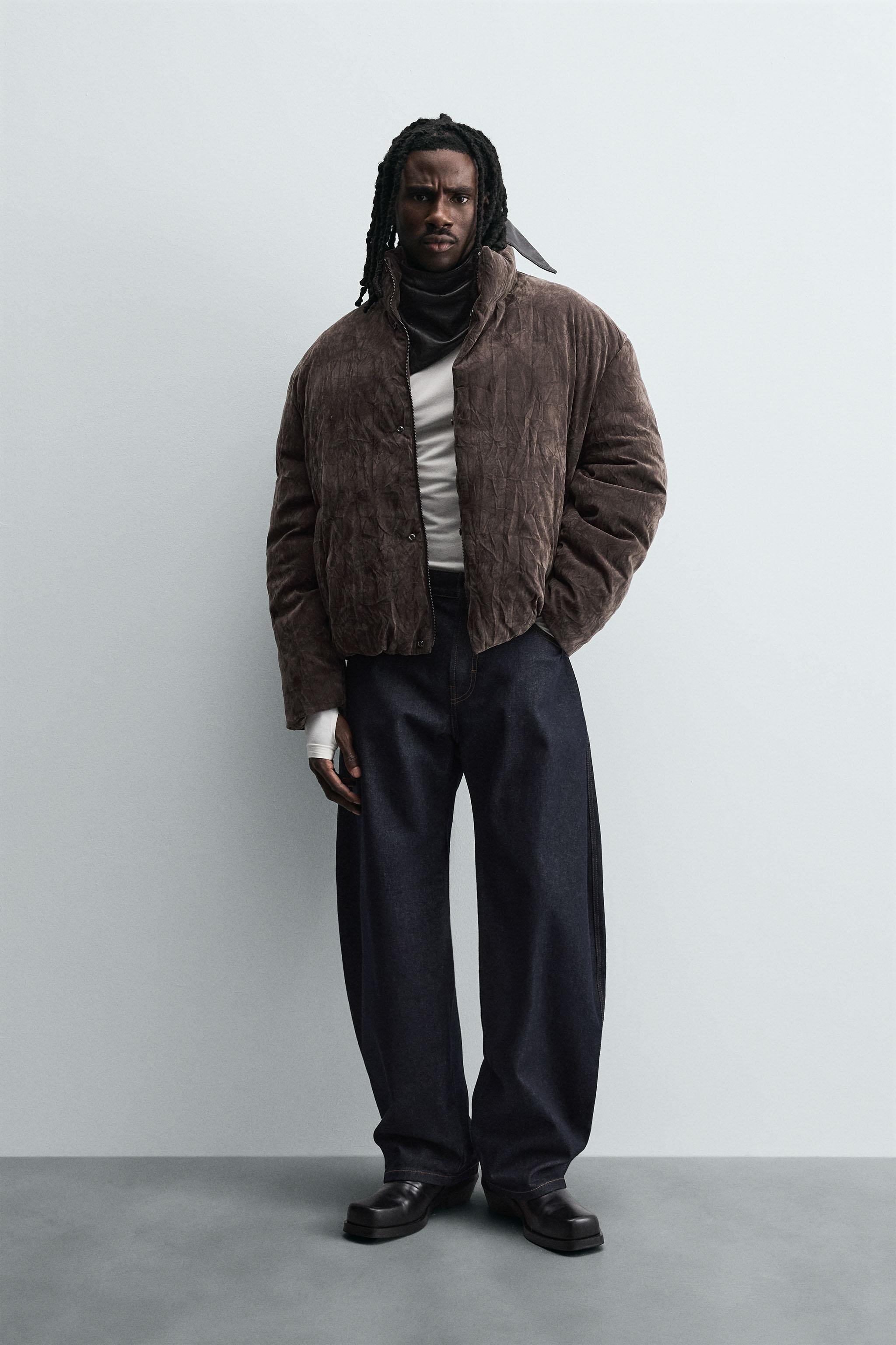 新品　BRIEFING　正規品　FAKE LAYERED PAKA ZARA GRAY BOMBER JACKET Limited Edition Available size