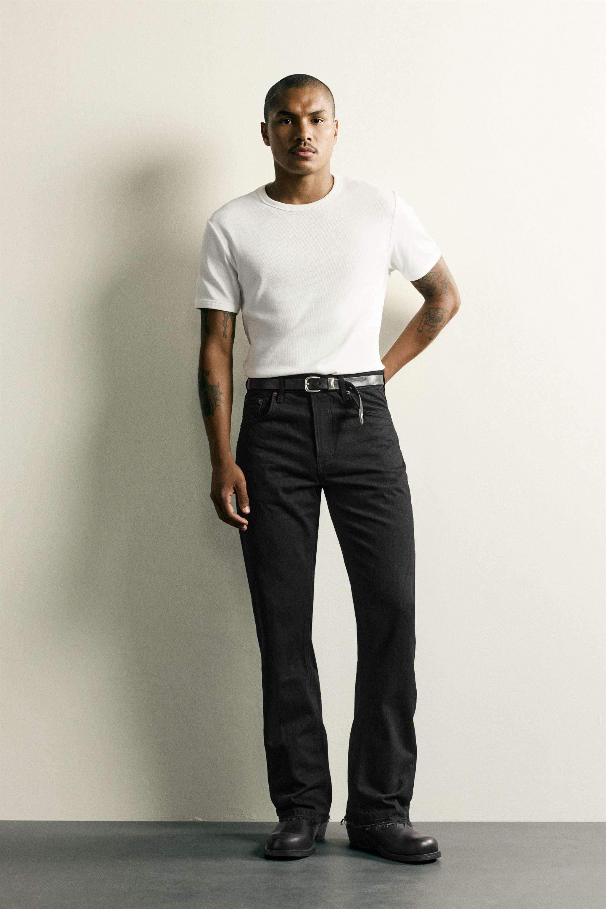 デニム パンツ (クラッシュ・ダメージ加工) | メンズ | ZARA 日本