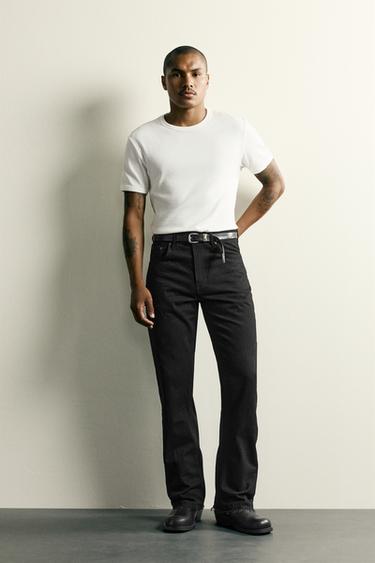 FLARE FIT JEANS - Black by Zara