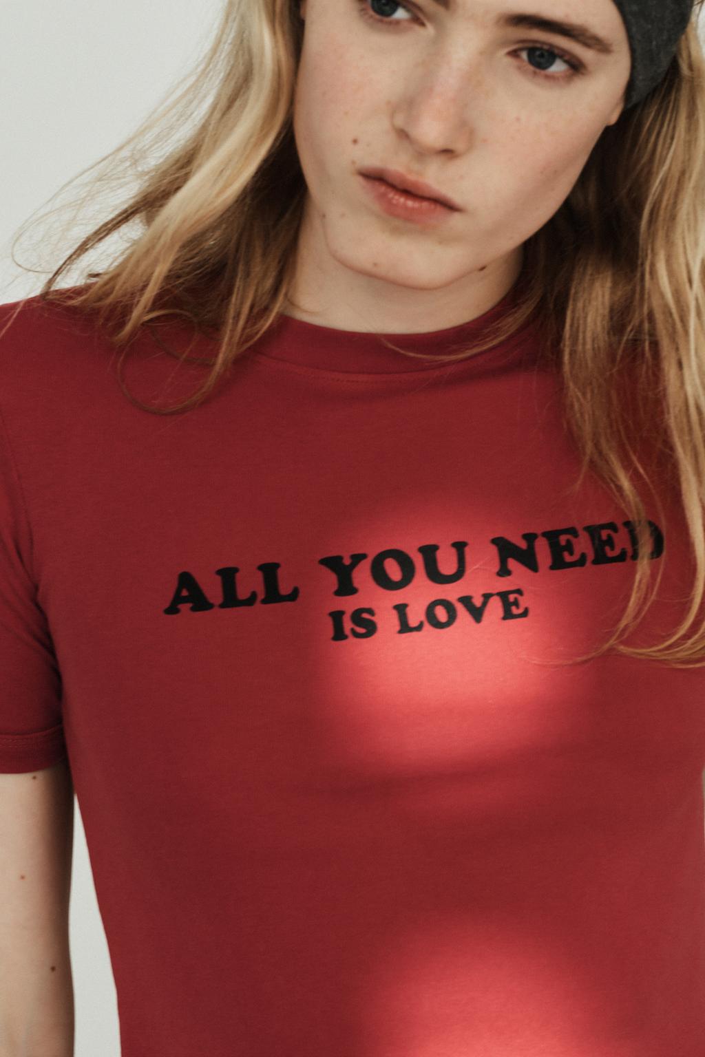 FRONT TEXT T-SHIRT