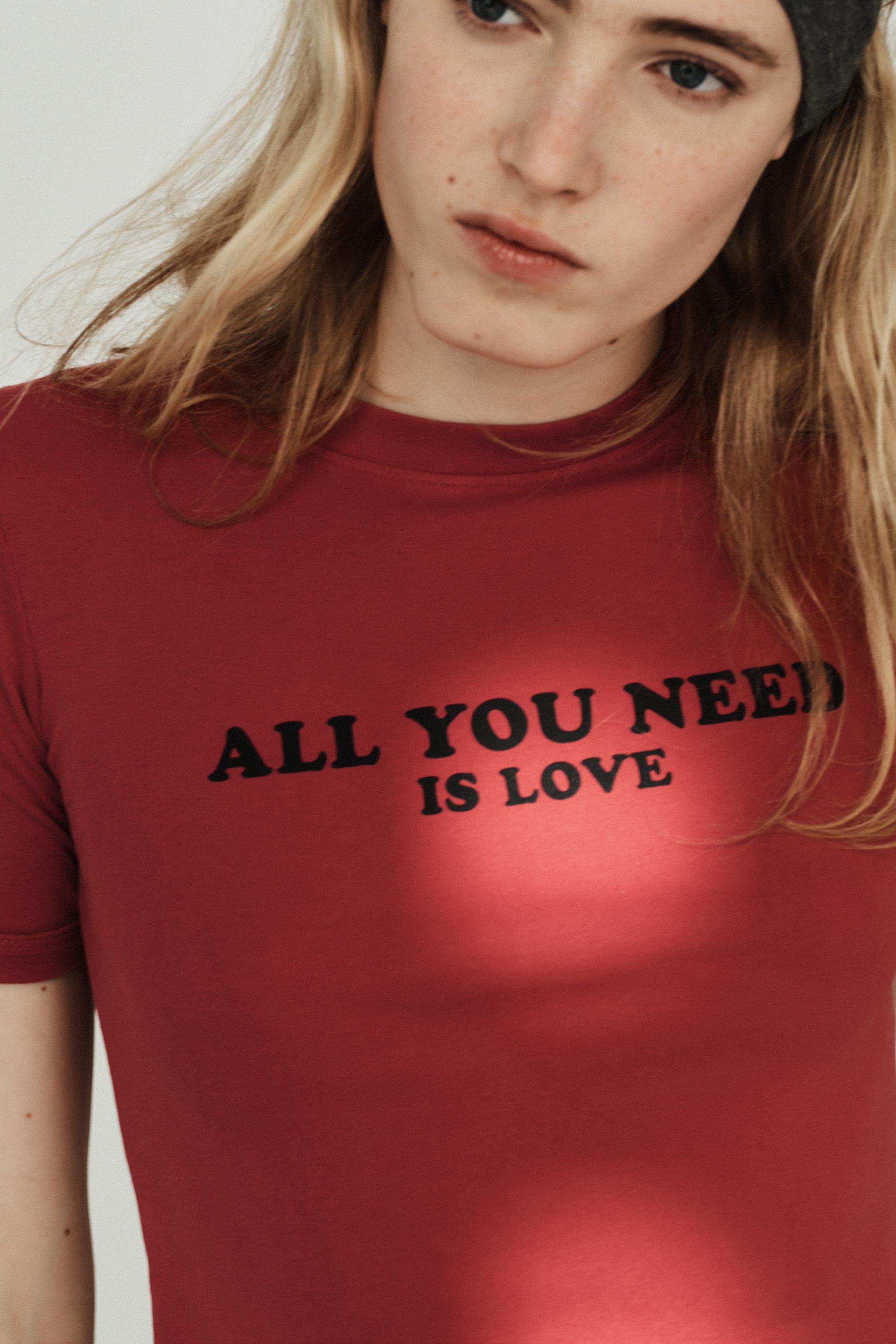 FRONT TEXT T-SHIRT