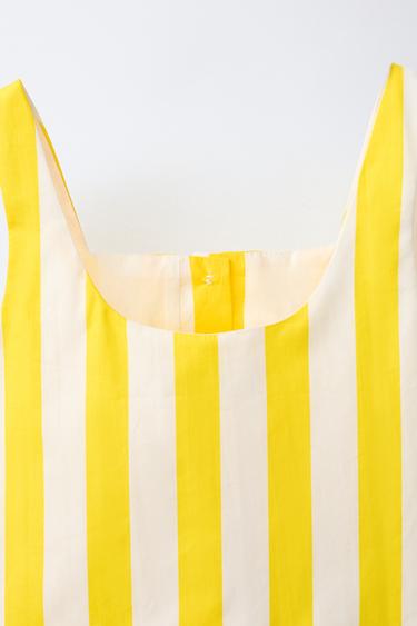 TOP À RAYURES ET BOUTONS - Imprimée de Zara - Image 2
