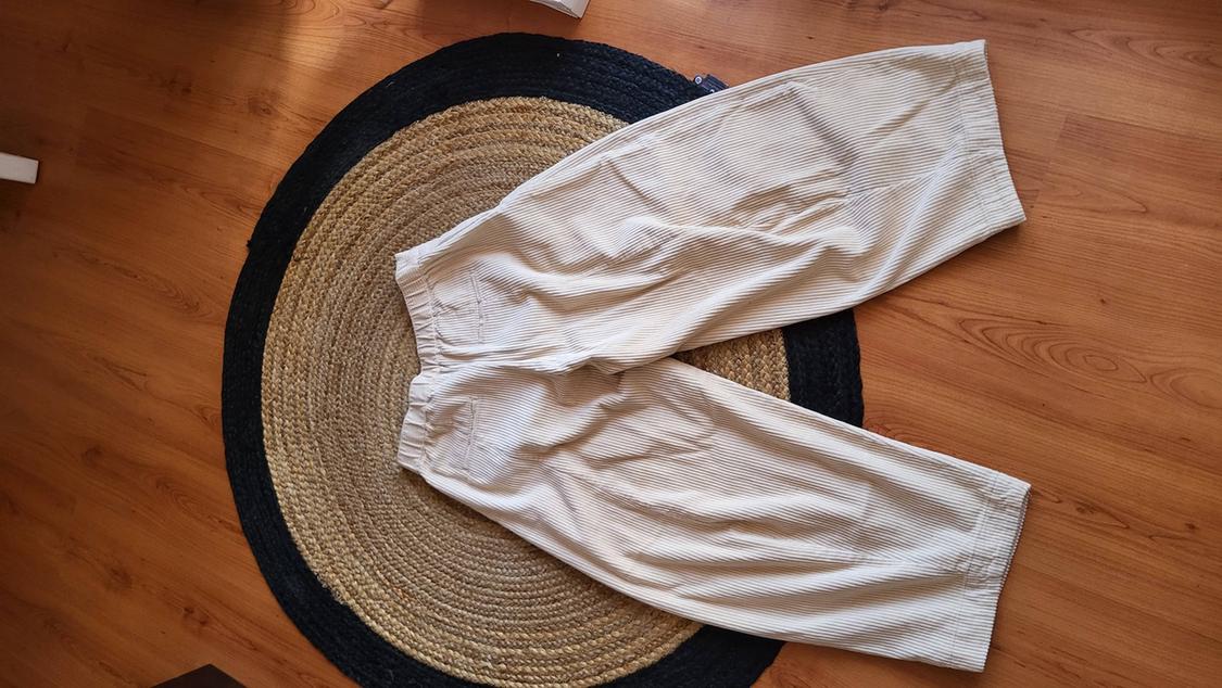 ZW COLLECTION BARREL CORDUROY TROUSERS - Image 2