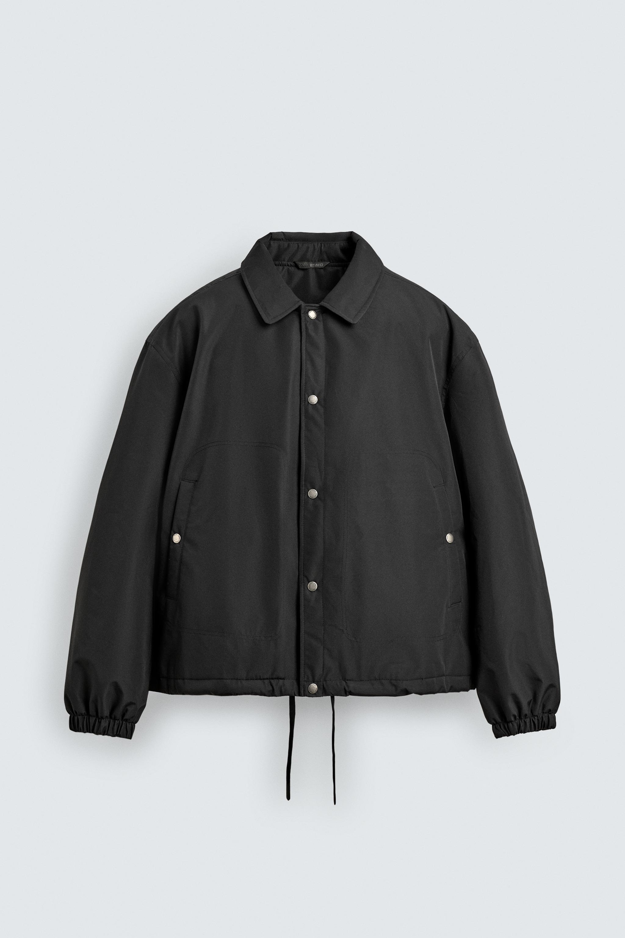 テクニカルキルティングジャケット - ブラック | ZARA Japan / 日本