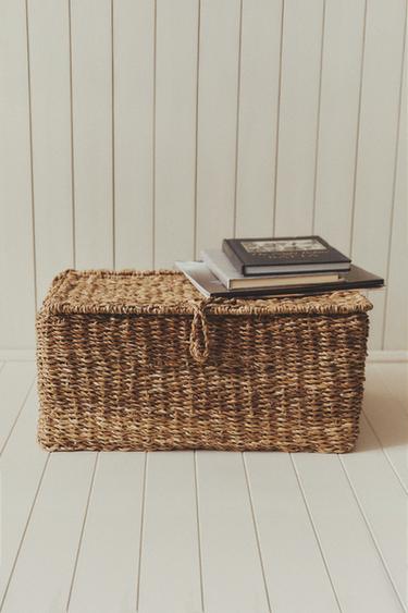 CESTO SEAGRASS COPERCHIO - Marrone di Zara