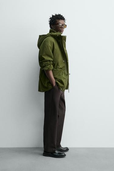 PARKA TECHNIQUE AVEC GILET DÉTACHABLE - Kaki de Zara - Image 3