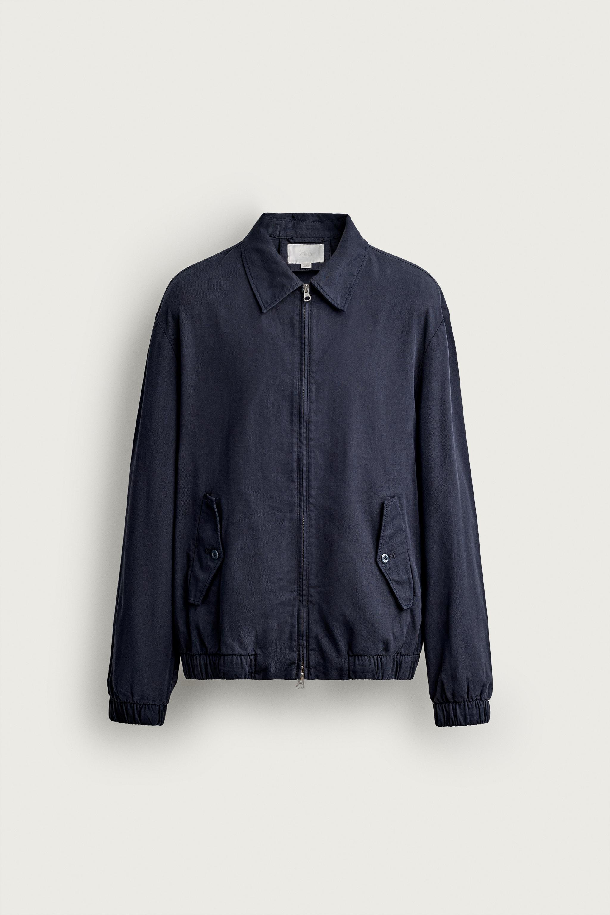 REGULAR FIT ZIP-UP OVERSHIRT