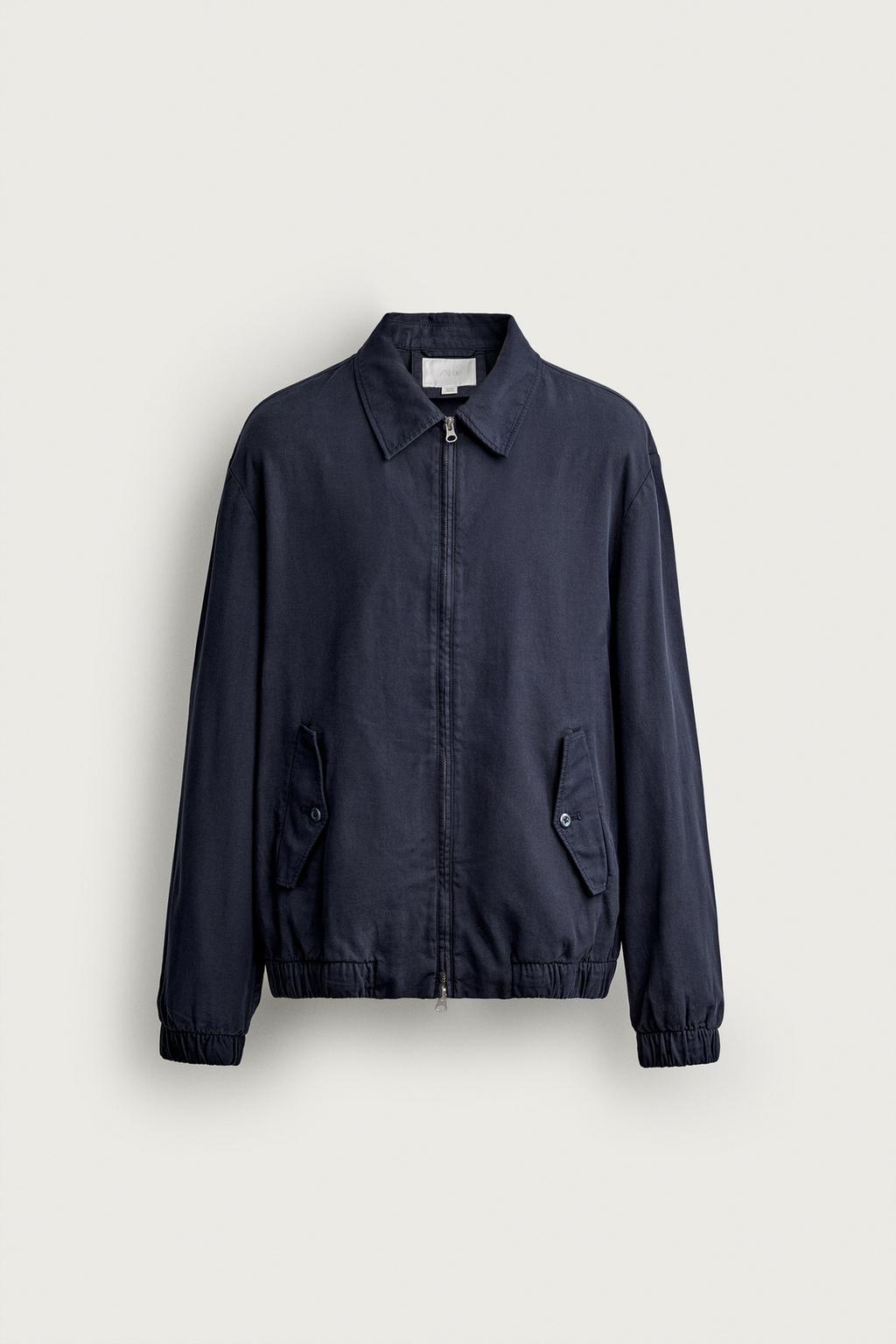 REGULAR FIT ZIP-UP OVERSHIRT