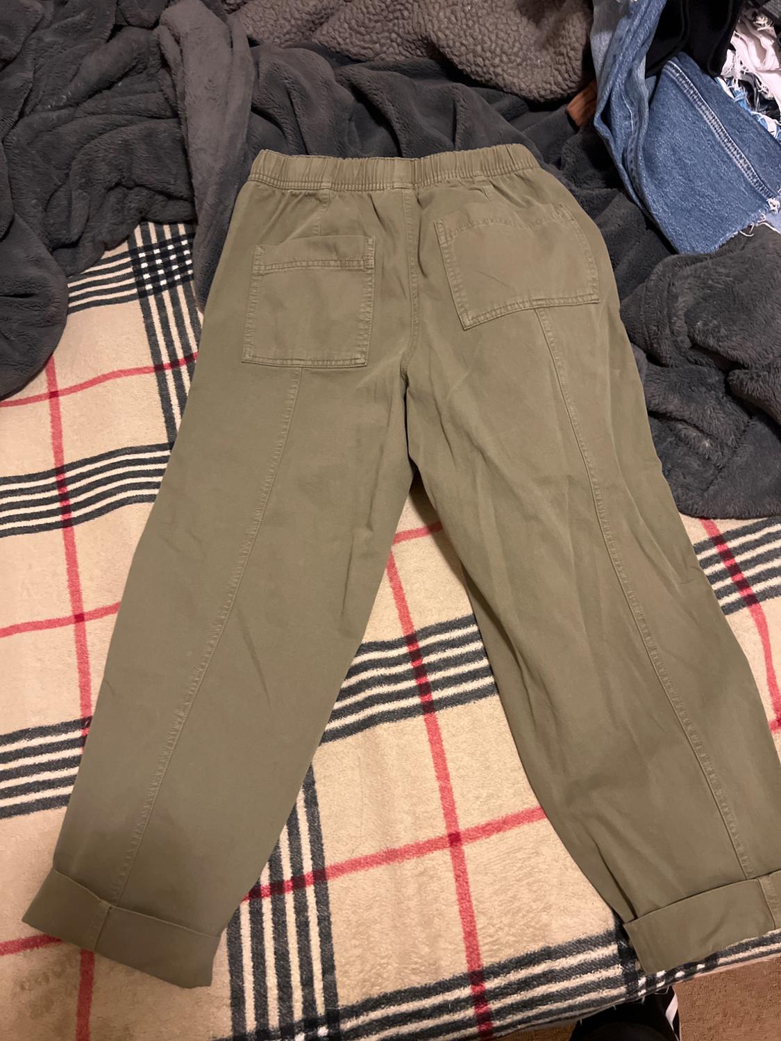 TAPERED ELASTIC WAISTBAND PANTS - Image 2