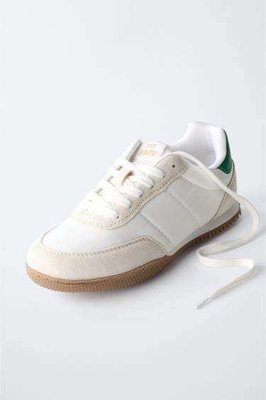 BASKETS MATELASSÉES - Blanc de Zara - Image 2