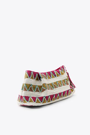 BRAIDED RECTANGULAR BAG - Multicoloured by Zara - Image 2