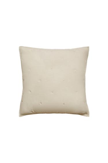 CAPA DE ALMOFADA DE EDREDOM DE MICROFIBRA - Bege-claro da Zara