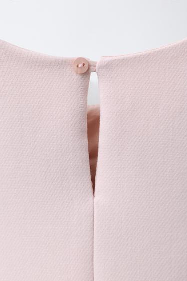 ROBE À FLEURS 3D - Rose clair de Zara - Image 3