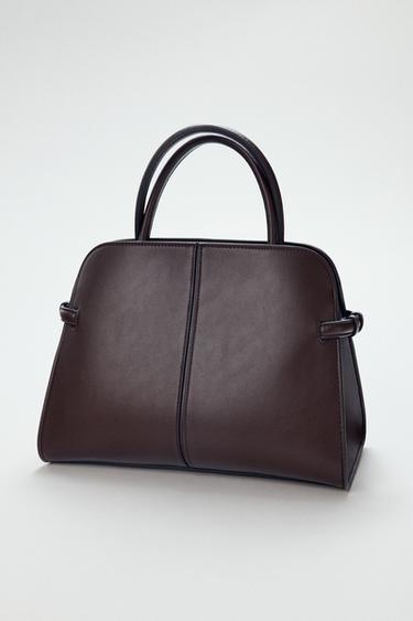 MAXI CITY BAG - Chocolate by Zara