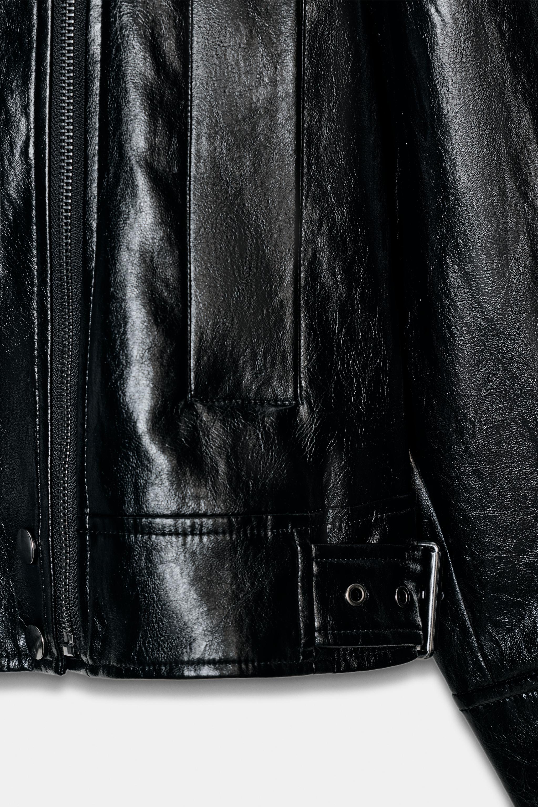 ZW COLLECTION FAUX LEATHER JACKET