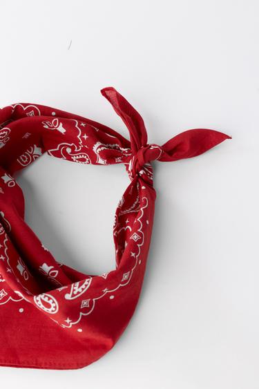 BANDANA COWBOY - Rouge de Zara - Image 1