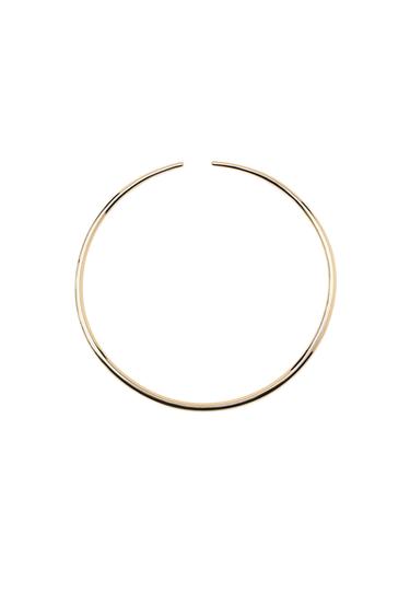METAL CHOKER NECKLACE - Golden by Zara