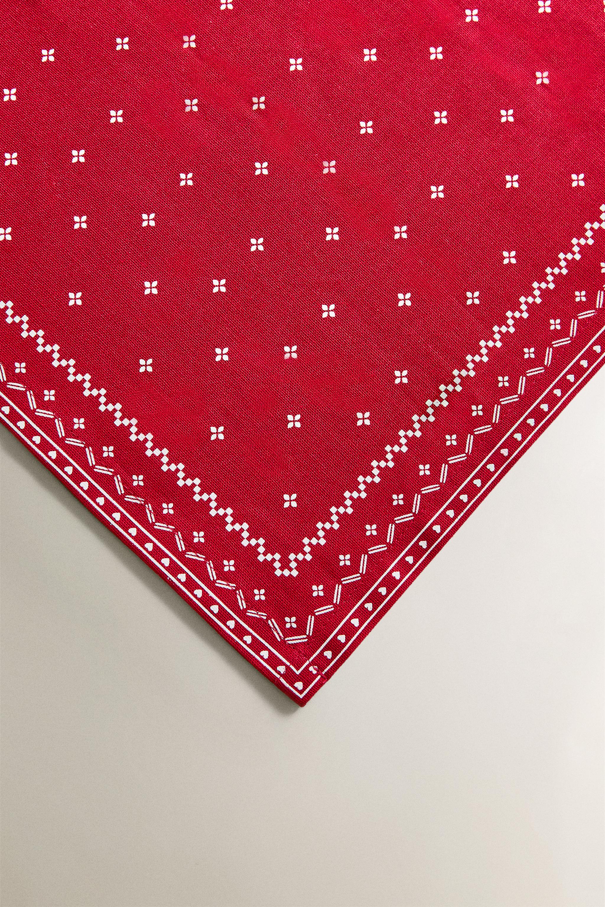 LOT DE SERVIETTES COTON HIVER NOËL (LOT 2)