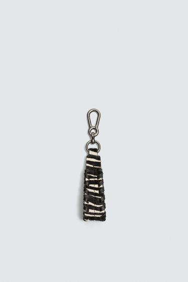 Zara LEATHER KEYCHAIN - Multi-color