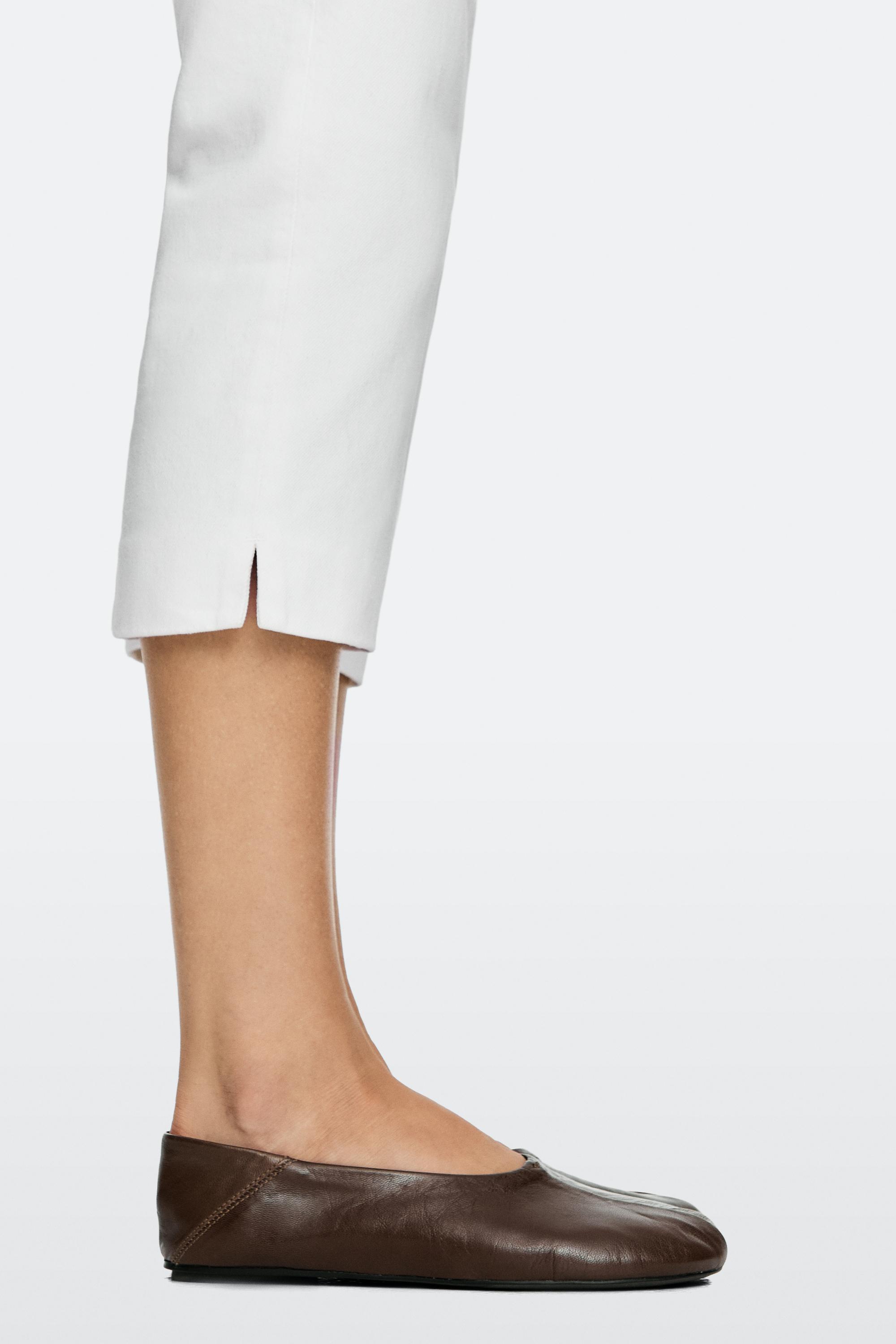 Soft leather ballet flat