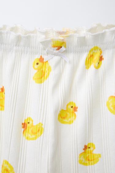 2-6 ANS/ PYJAMA CÔTELÉ PETITS CANARDS - Écru de Zara - Image 6