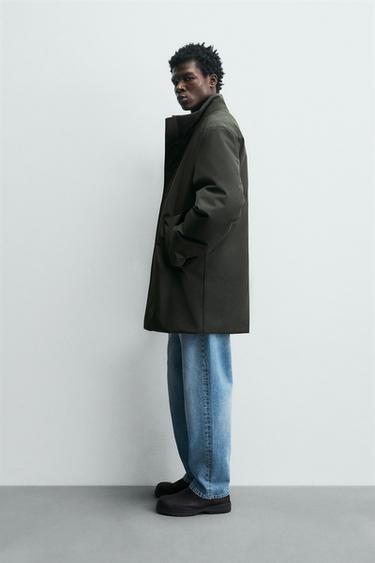 DETACHABLE WATER-REPELLENT TECHNICAL PARKA - Dark green by Zara - Image 3