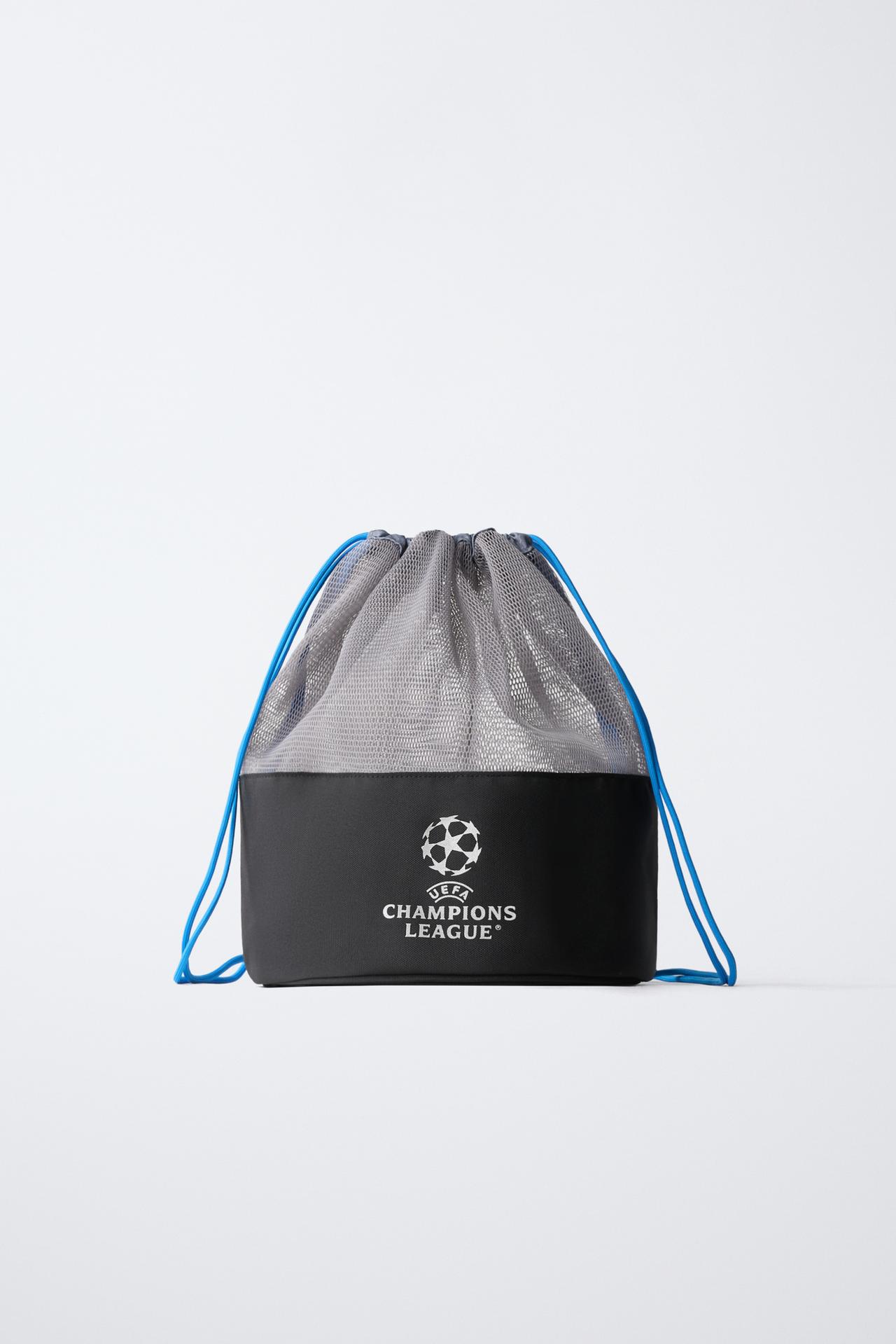 UEFA CHAMPIONS LEAGUE® DRAWSTRING BAG — Gray
