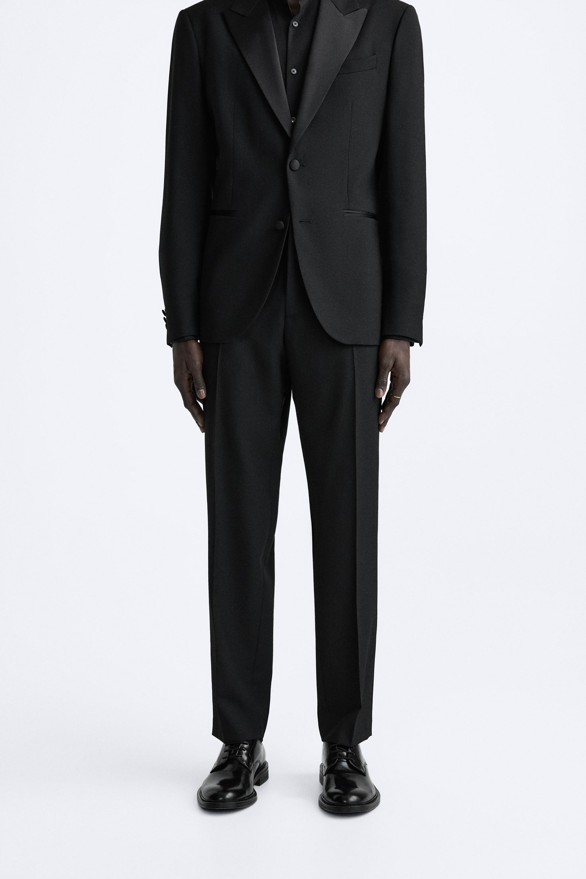 Tuxedo sales pants zara