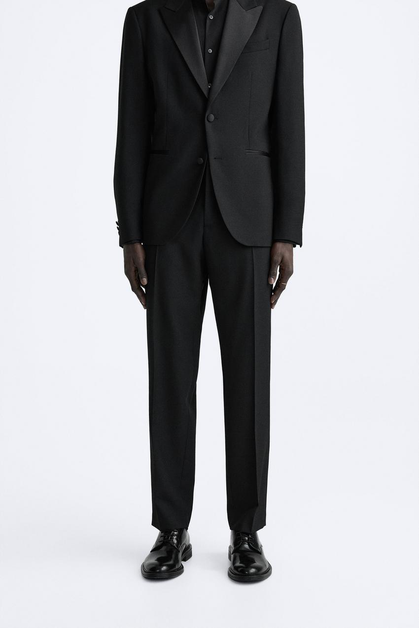 Zara Women Tuxedo trousers with side taping 7833/783/940 (Small