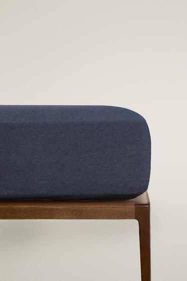 DRAP-HOUSSE JERSEY DE COTON - Bleu de Zara - Image 0