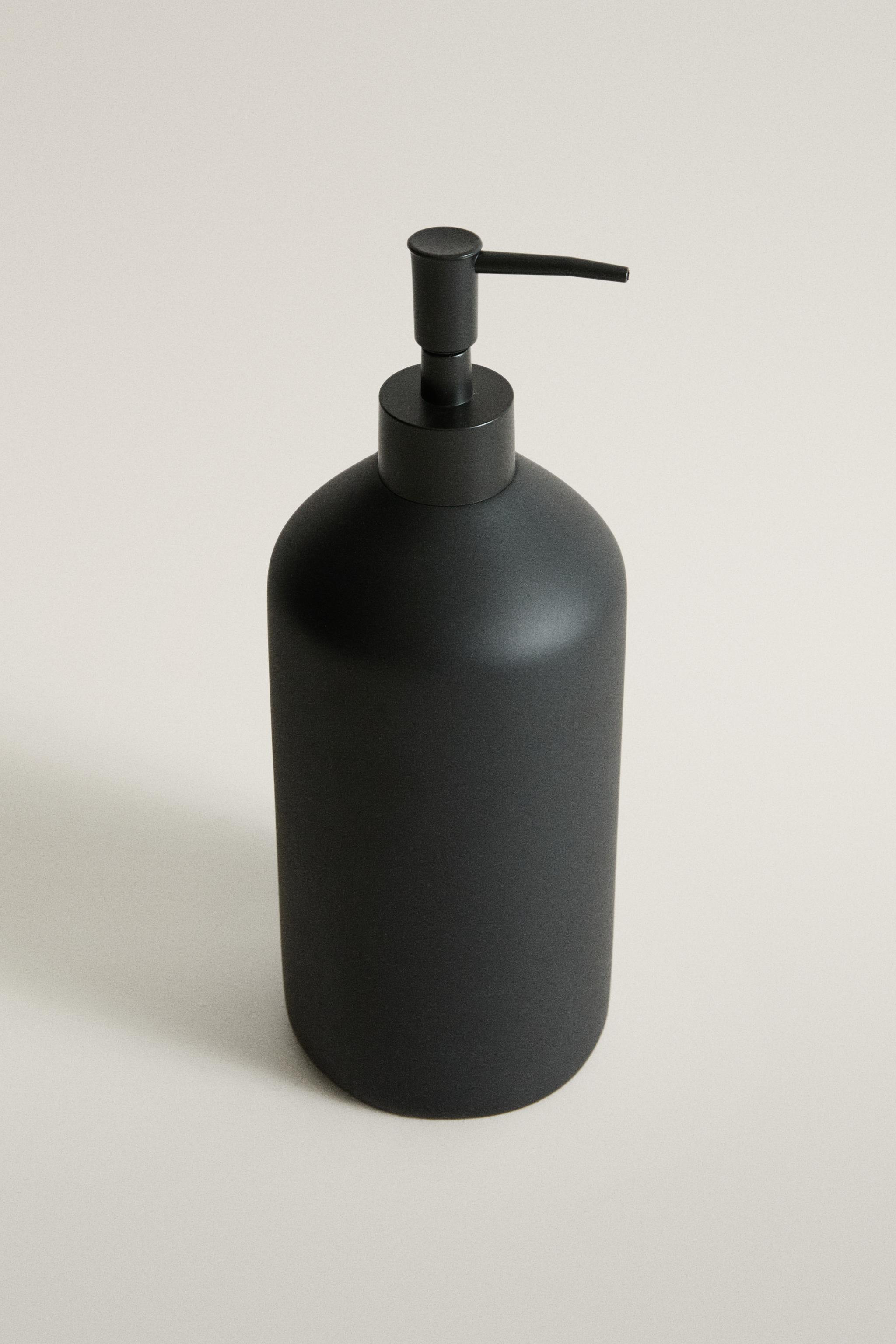 DISTRIBUTEUR DE SAVON EN RÉSINE NOIRE