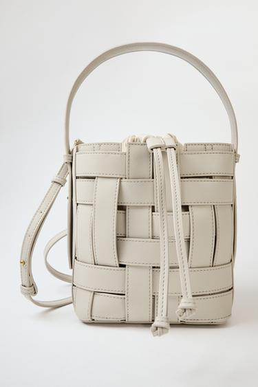 PLAITED CROSSBODY BAG - Ecru by Zara