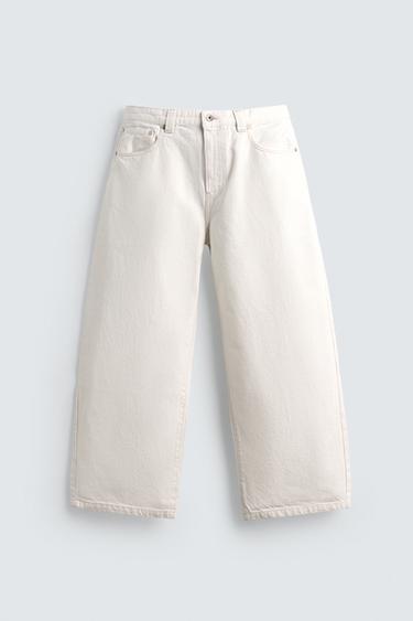 JEANS BALLOON FIT - White by Zara
