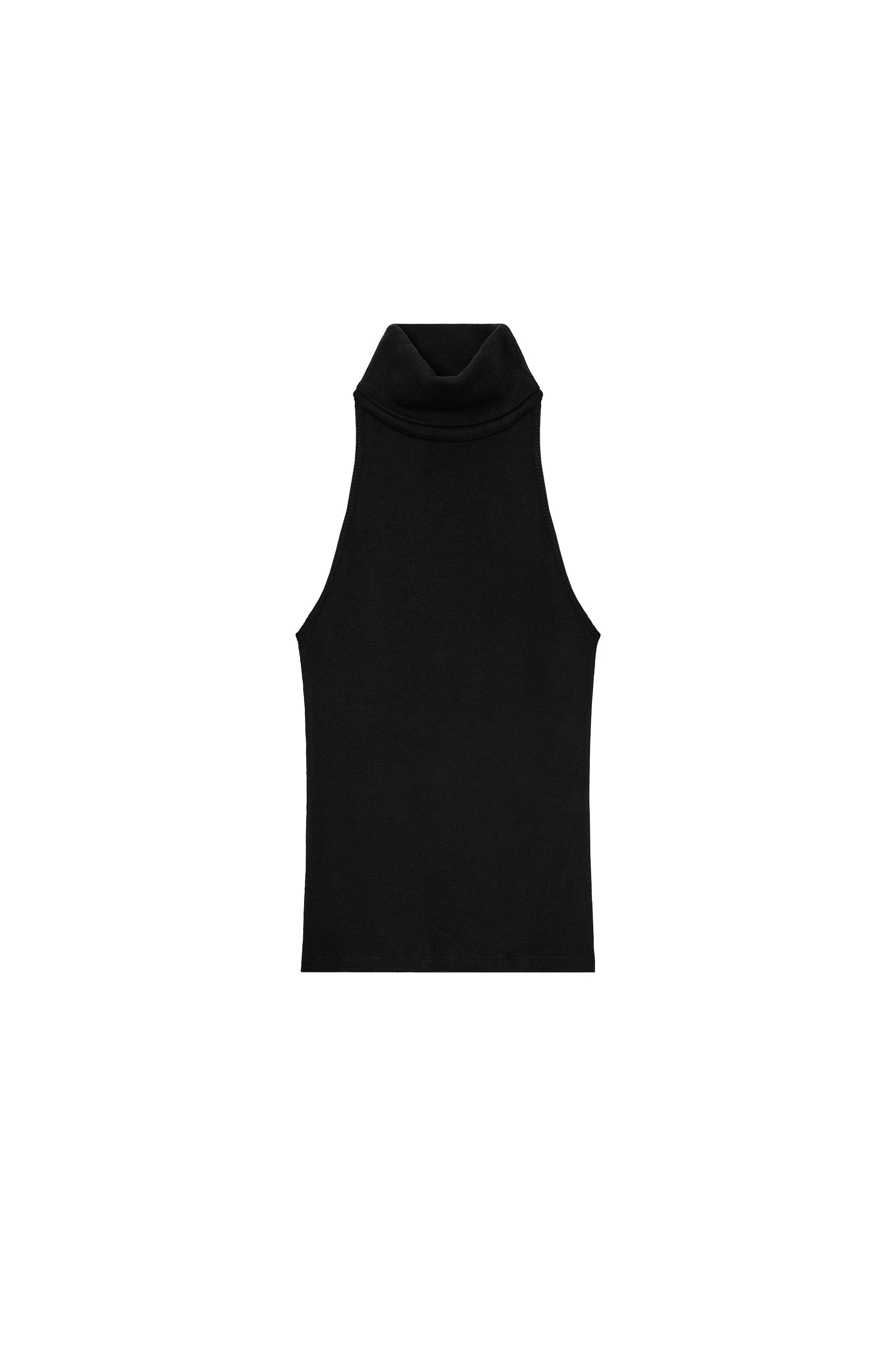 HIGH NECK SLEEVELESS TOP - Light blue | ZARA United States