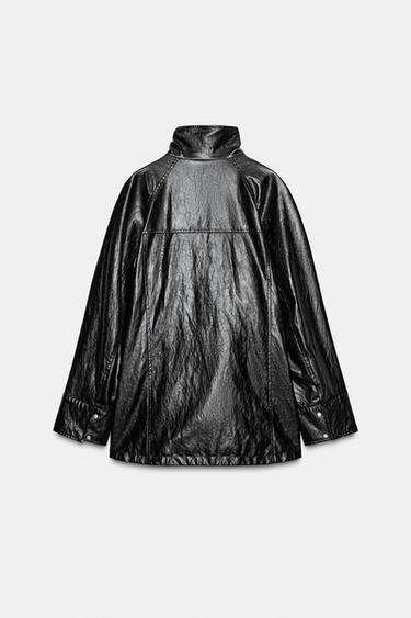 VESTE BRILLANTE ZW COLLECTION - Noir de Zara - Image 6
