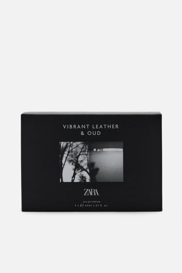 Zara VIBRANT LEATHER + VIBRANT LEATHER OUD EDP 2 X 60 ML (2.03 FL. OZ) - TINTED LEATHER