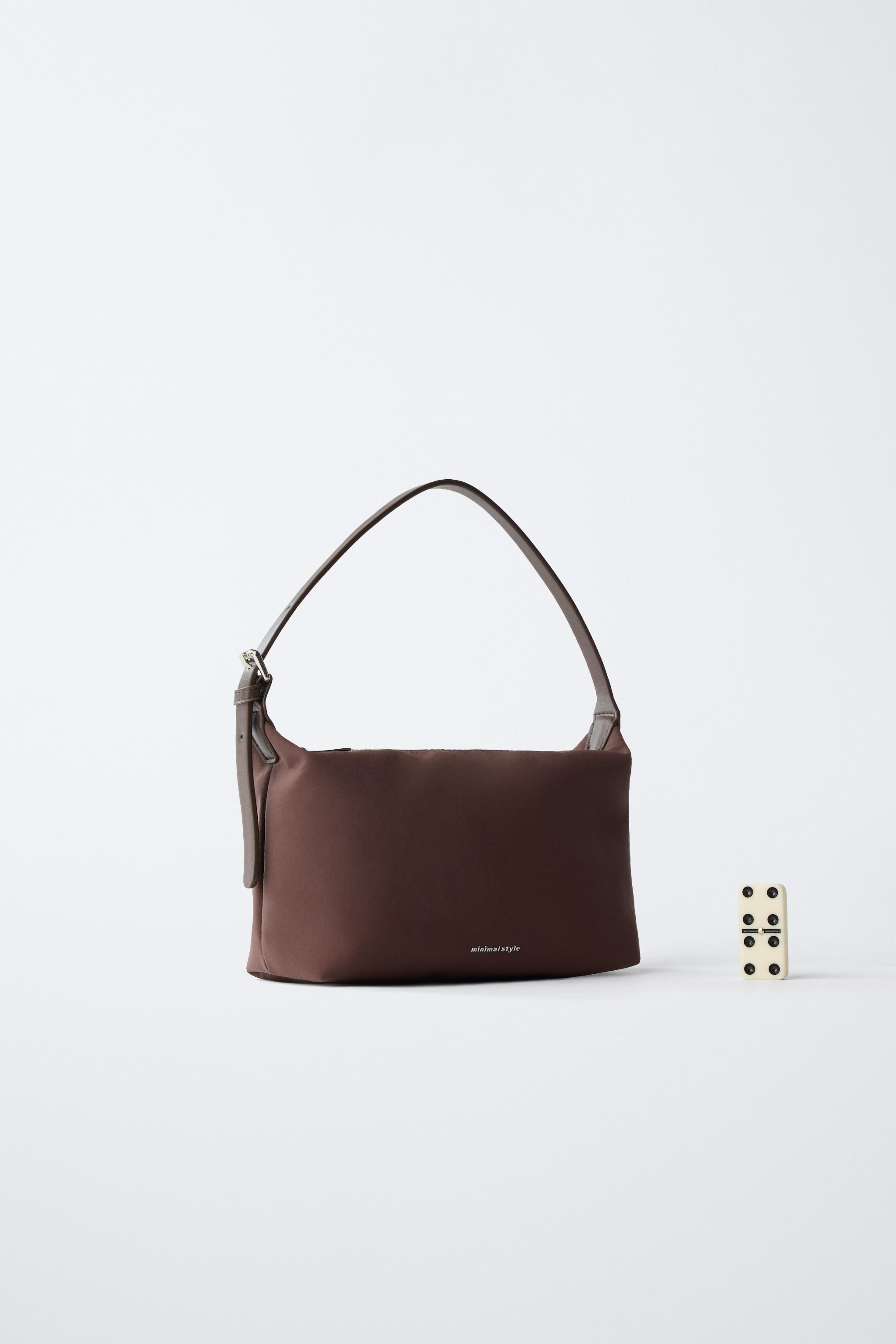 NYLON SHOULDER BAG - Red | ZARA South Africa
