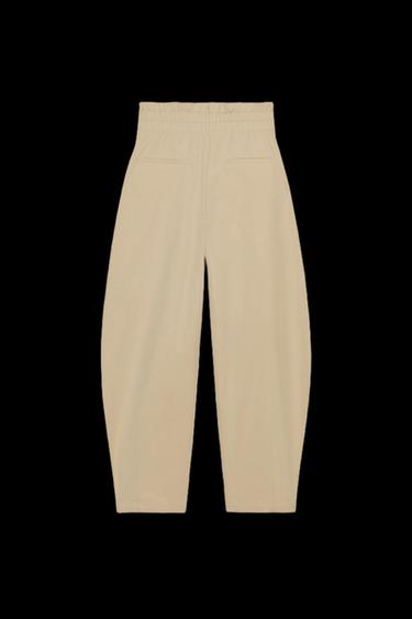 PAPERBAG-BALLONHOSE - Kamel farben von Zara