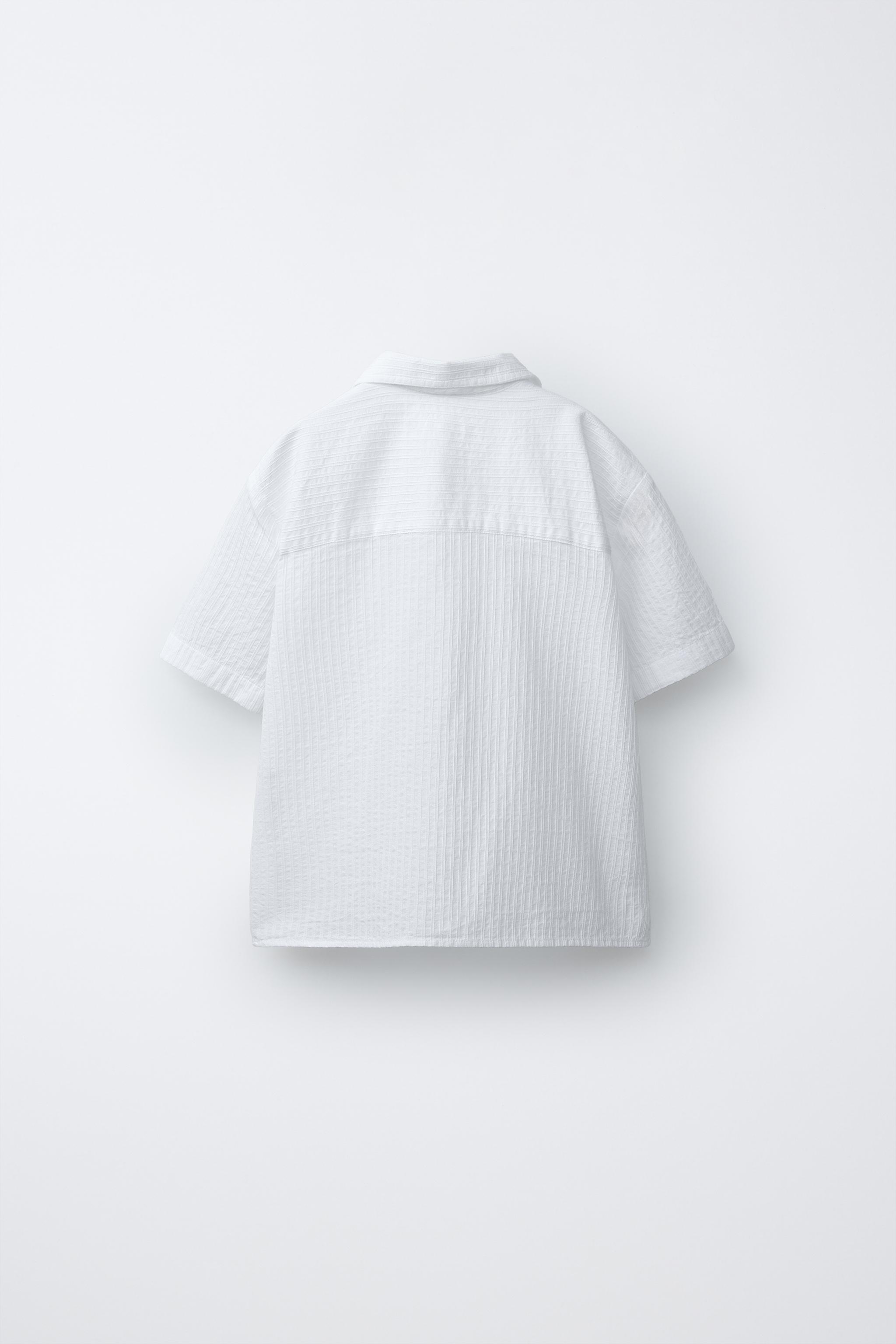 EMBROIDERED DOBBY SHIRT