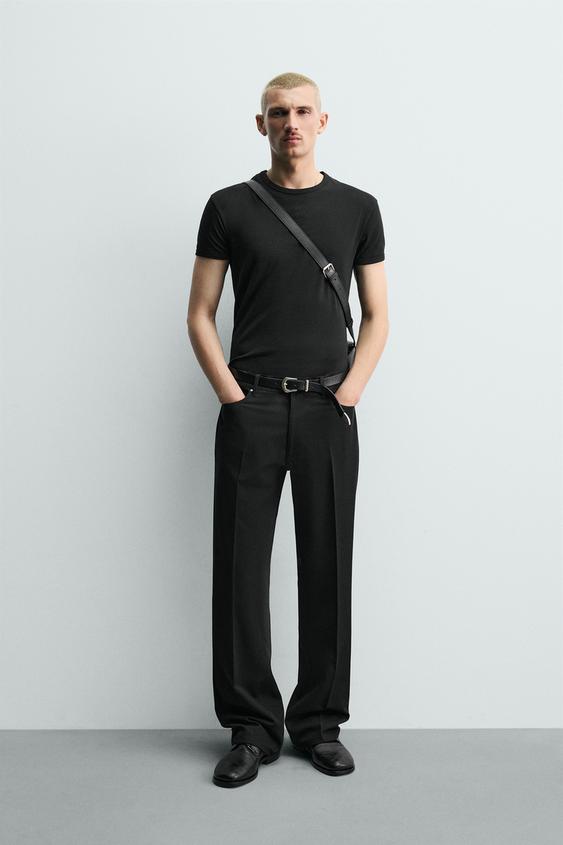 FLARE FIT TEXTURED PANTS from Zara - $79.90