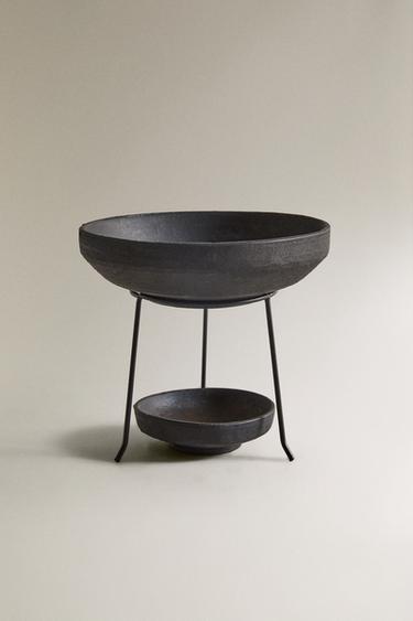 CERAMIC OIL BURNER - Black by Zara
